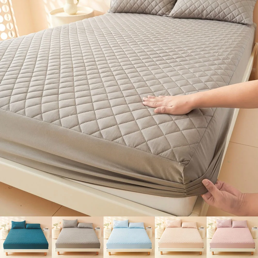 Waterproof Quilted Mattress Protector Breathable Mattress Cover Anti-mite Anti-bacterial Fitted Bed Sheet (No Pillowcase)
Waterproof Quilted Mattress Protector Breathable Mattress Cover Anti-mite Anti-bacterial Fitted Bed Sheet (No Pillowcase)