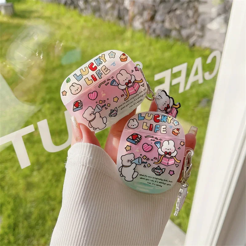 Simple and Cute Rabbit Bear Case for AirPods Pro2 Airpod Pro 1 2 3 Bluetooth Earbuds Charging Box Protective Earphone Case Cover
Simple and Cute Rabbit Bear Case for AirPods Pro2 Airpod Pro 1 2 3 Bluetooth Earbuds Charging Box Protective Earphone Case Cover