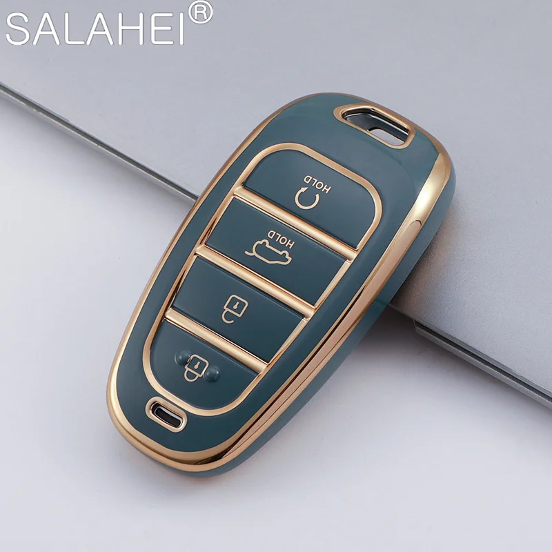 4/5/7 Buttons TPU Car Remote Key Fob Case Cover Shell For Hyundai Santa Fe Tucson 2022 NEXO NX4 Atos Solaris Prime 2021 Keychain
4/5/7 Buttons TPU Car Remote Key Fob Case Cover Shell For Hyundai Santa Fe Tucson 2022 NEXO NX4 Atos Solaris Prime 2021 Keychain