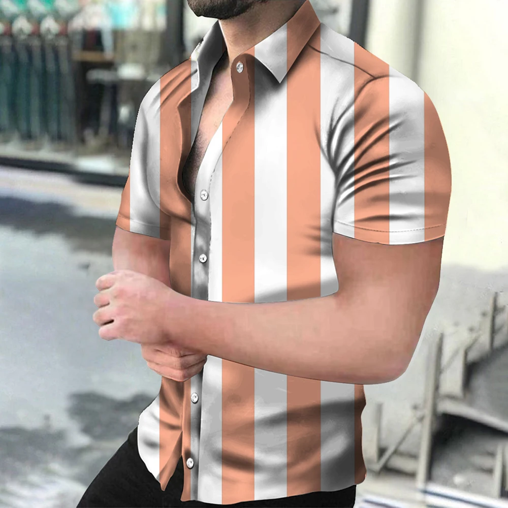 2024 Hawaiian Striped Oversized Men's Shirts Luxury Holiday Beach Print Tops Business Casual Designer Harajuku Vintage Clothing
2024 Hawaiian Striped Oversized Men's Shirts Luxury Holiday Beach Print Tops Business Casual Designer Harajuku Vintage Clothing