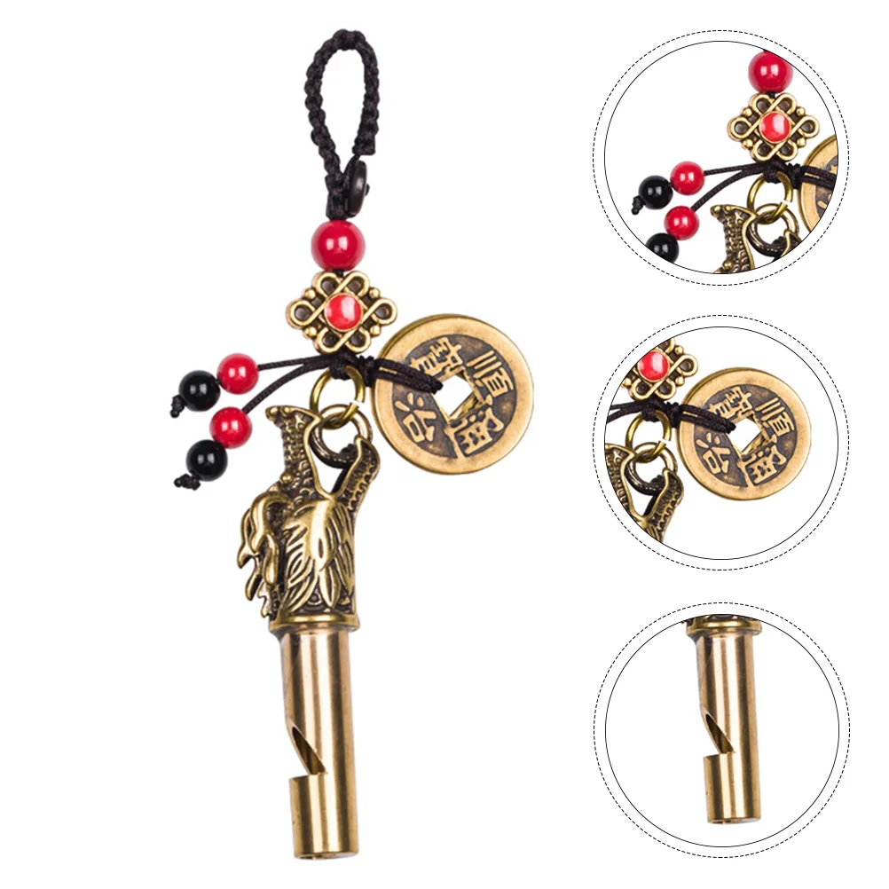 Whistle Keychain Pendant Dragon Head Retro Vintage Brass Car Delicate Outdoor Emergency Ring Elegant
Whistle Keychain Pendant Dragon Head Retro Vintage Brass Car Delicate Outdoor Emergency Ring Elegant