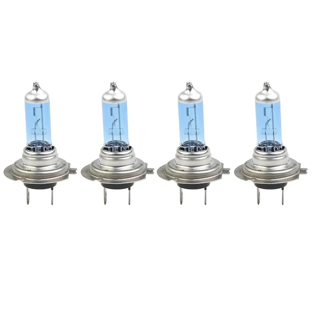 

4pcs H7 Car Headlight Bulbs 100W 8500K Xenon Hid Super White Effect Look Headlight Auto 12V Daytime Running Light Bulb Parts