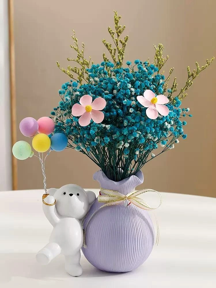 Bear Decorations Home Accessories Sky Stars Dried Flower Vases Living Room Desktop TV Cabinet Decoration And Furnishings
Bear Decorations Home Accessories Sky Stars Dried Flower Vases Living Room Desktop TV Cabinet Decoration And Furnishings