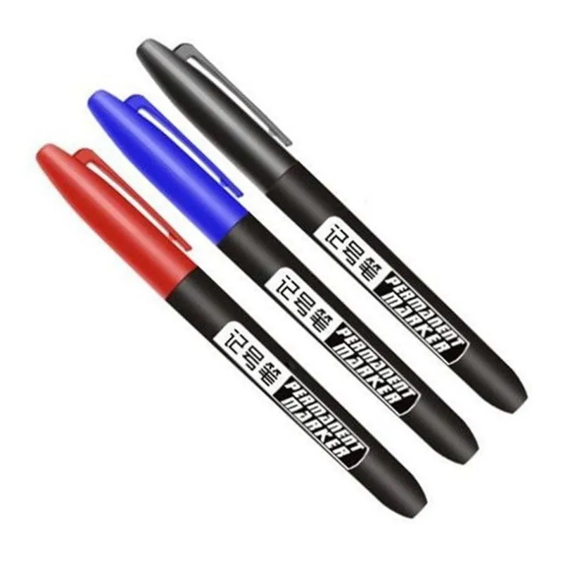 Fast Dry Waterproof Black Red Blue Oily Marker Pen Paint CD Fabric Metal Glass Wood School Office Supply Stationery Writing Tool
Fast Dry Waterproof Black Red Blue Oily Marker Pen Paint CD Fabric Metal Glass Wood School Office Supply Stationery Writing Tool