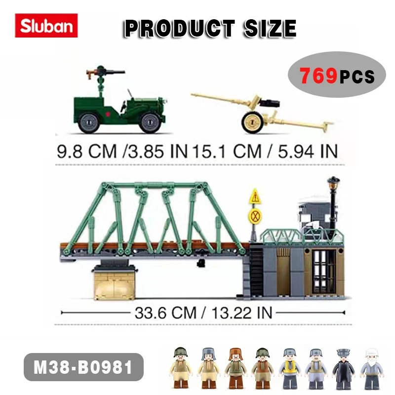 769PCS WW2 Battle Of Budapest Bridge Scene Building Blocks Classic War View Model Bricks Set With Figures Children DIY Toys Gift 769PCS WW2 Battle Of Budapest Bridge Scene Building Blocks Classic War View Model Bricks Set With Figures Children DIY Toys Gift