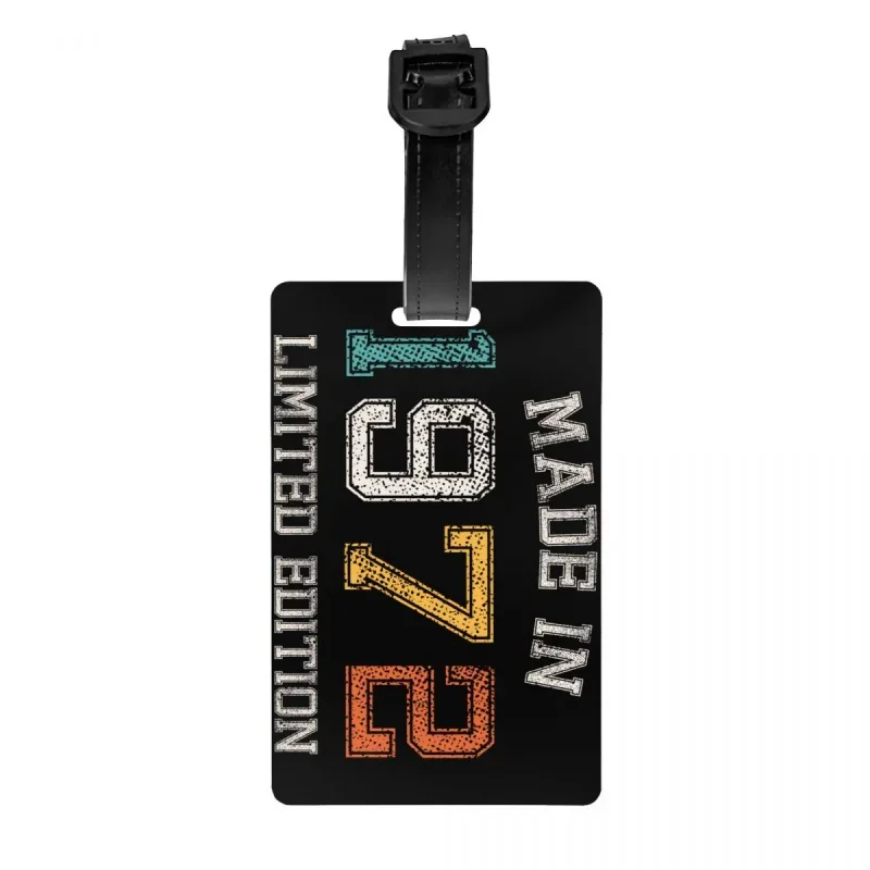 Born In 1972 Luggage Tag for Suitcases Cute Made in 1972 48th Birthday Gift Baggage Tags Privacy Cover Name ID Card
Born In 1972 Luggage Tag for Suitcases Cute Made in 1972 48th Birthday Gift Baggage Tags Privacy Cover Name ID Card