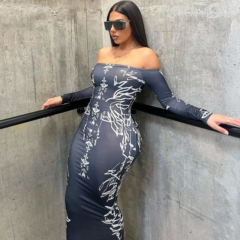 2023 European summer print fashion sexy long sleeve head bag hip skirt tide woman
2023 European summer print fashion sexy long sleeve head bag hip skirt tide woman