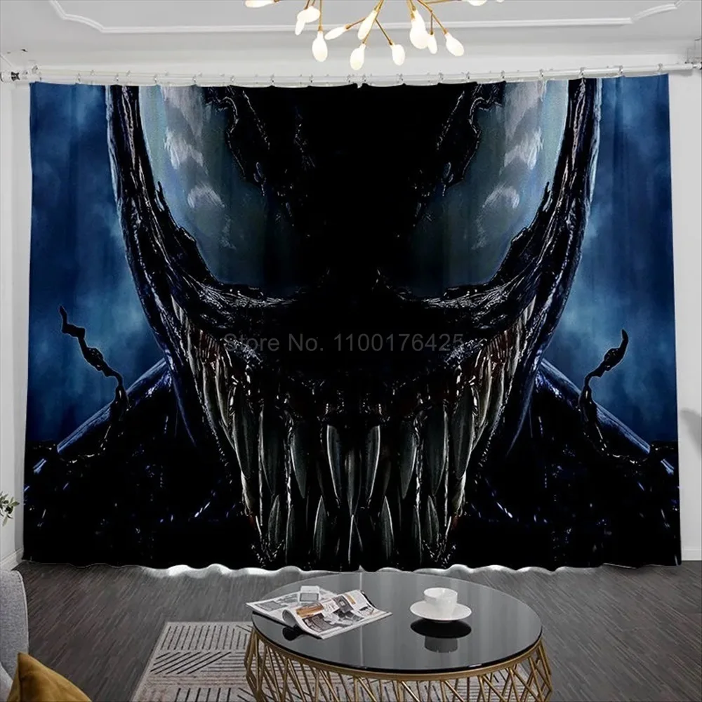 Disney Venom Blackout Curtains for Bedroom Home Decoration Shading Curtain for Children Birthday Gift Custom Window Drapes 
Disney Venom Blackout Curtains for Bedroom Home Decoration Shading Curtain for Children Birthday Gift Custom Window Drapes
