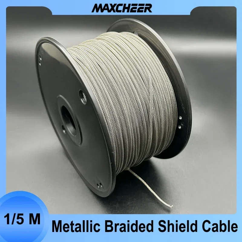 1/5 Meter Metallic Shield Cable Cloth-covered Waxed One Core Braided Shield Vintage-style Pushback Guitar Wire
1/5 Meter Metallic Shield Cable Cloth-covered Waxed One Core Braided Shield Vintage-style Pushback Guitar Wire