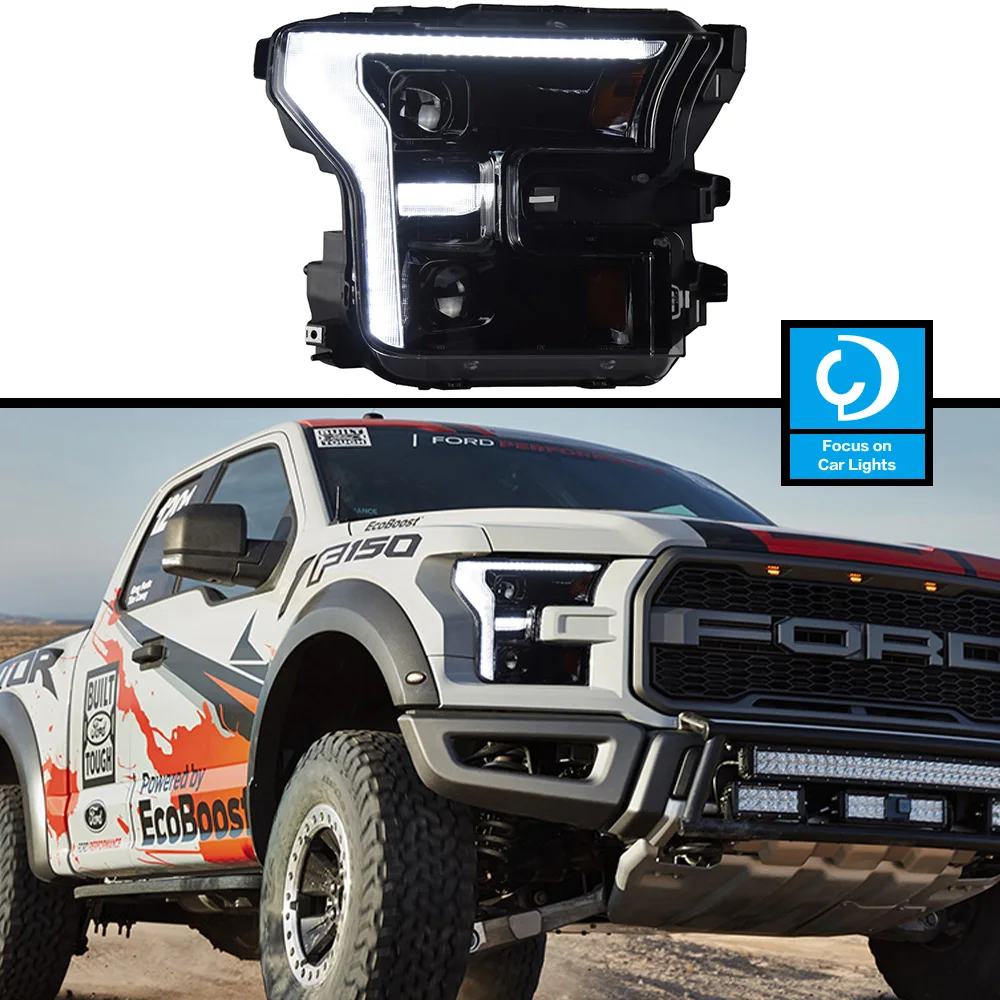 Car Front Headlight For Ford Raptor F150 F-150 2015-2020 LED HeadLamp Styling Dynamic Turn Signal Lens Automotive Accessories
Car Front Headlight For Ford Raptor F150 F-150 2015-2020 LED HeadLamp Styling Dynamic Turn Signal Lens Automotive Accessories