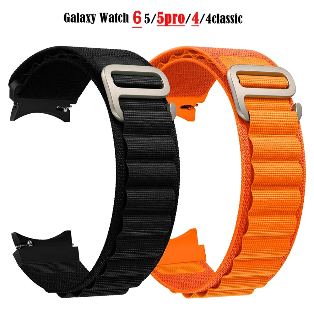 Нейлоновая альпийская петля для Samsung Galaxy Watch 6-5 Pro-4 44 мм 40 мм 45 мм ремешок спортивный браслет с G-образным крючком Стандартный 43 мм 47 мм ремешок
Нейлоновая альпийская петля для Samsung Galaxy Watch 6-5 Pro-4 44 мм 40 мм 45 мм ремешок спортивный браслет с G-образным крючком Стандартный 43 мм 47 мм ремешок