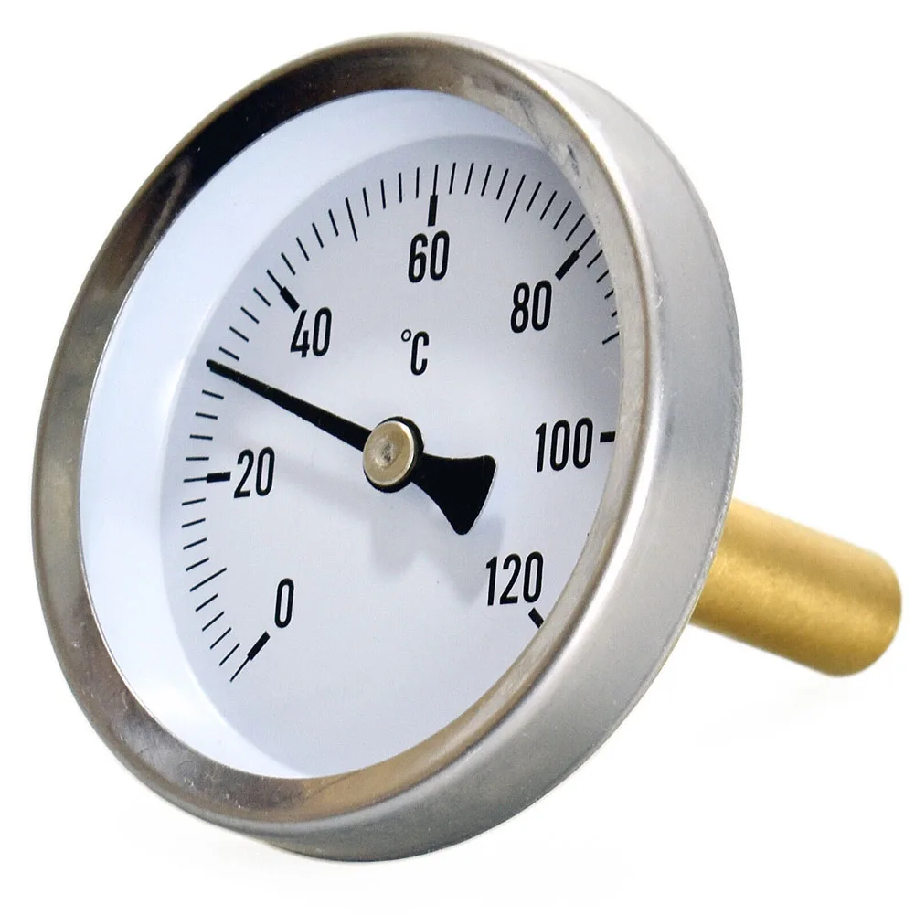 Durable Stainless Steel Thermometer 63mm Dial Measure Water Oil and Air Temperature Perfect for Heating Systems and Grills
Durable Stainless Steel Thermometer 63mm Dial Measure Water Oil and Air Temperature Perfect for Heating Systems and Grills