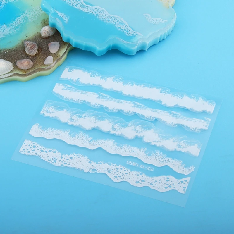5 Pcs/set DIY Crystal Epoxy Decorative Filler Resin Painted Simulation Wave Filling Crafts Making Material Stickers
5 Pcs/set DIY Crystal Epoxy Decorative Filler Resin Painted Simulation Wave Filling Crafts Making Material Stickers