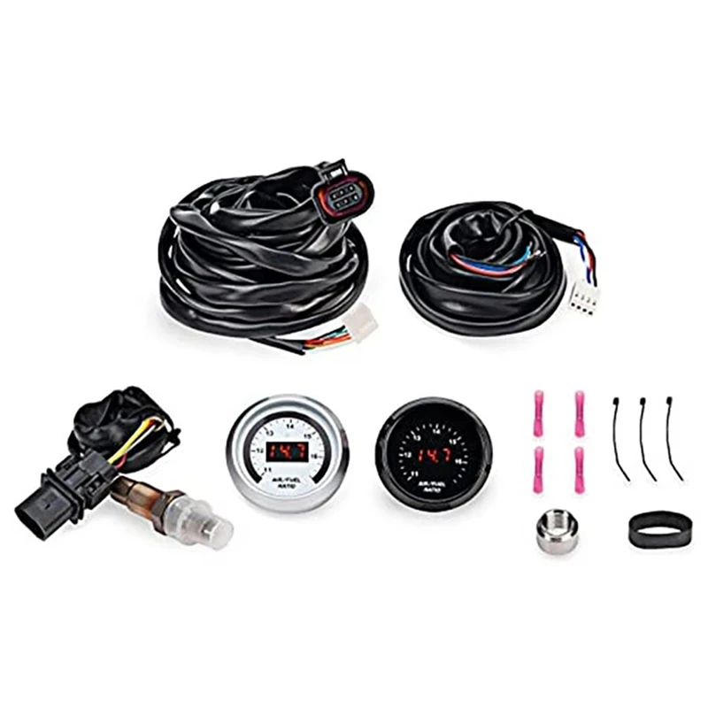 

1Set Racing 30-4110 AFR 52Mm Wideband O2 UEGO Controller Gauge Air Fuel Ratio AFR With 4.9 LSU Oxygen Sensor 0258017025