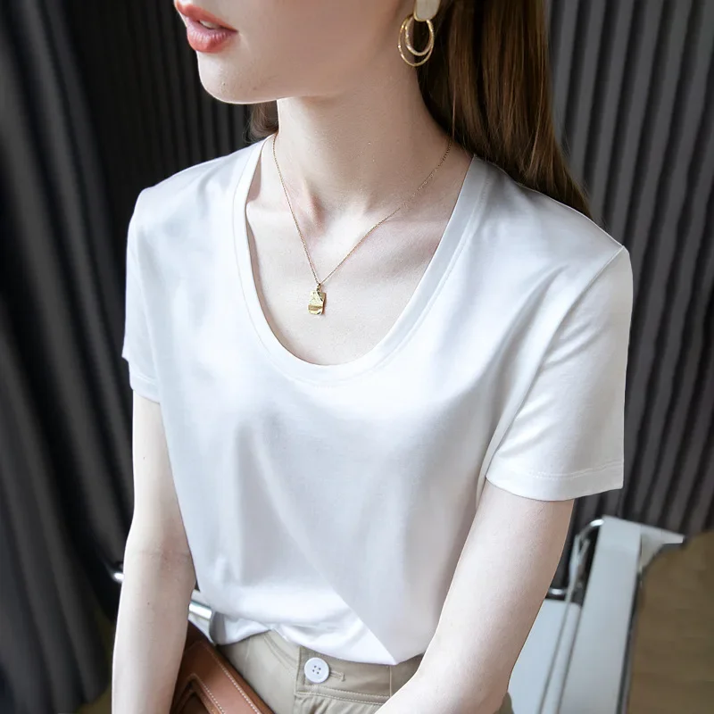 High Quality 2023 Women Tops Spring Summer Glitter T-shirt Female Clothing Sexy Crop Top Clothes Casual Pure Color Blouse Y2k
High Quality 2023 Women Tops Spring Summer Glitter T-shirt Female Clothing Sexy Crop Top Clothes Casual Pure Color Blouse Y2k