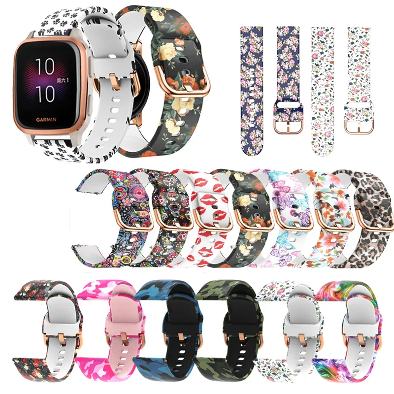 

Printing Silicone Strap For Haylou GST RT2 Smart Watch Band Sports Women Belts For Haylou RS4 Plus RT2 LS10/LS02/RT/LS05s/RS3