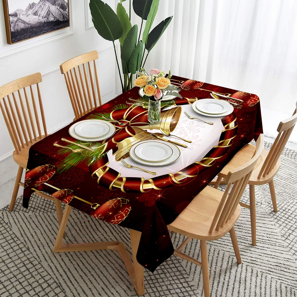 Animated Cartoon Santa Claus Snowman Snowflake Printed Tablecloth, Christmas Decorative Tablecloth, Home Decor, Gift 1pc
Animated Cartoon Santa Claus Snowman Snowflake Printed Tablecloth, Christmas Decorative Tablecloth, Home Decor, Gift 1pc