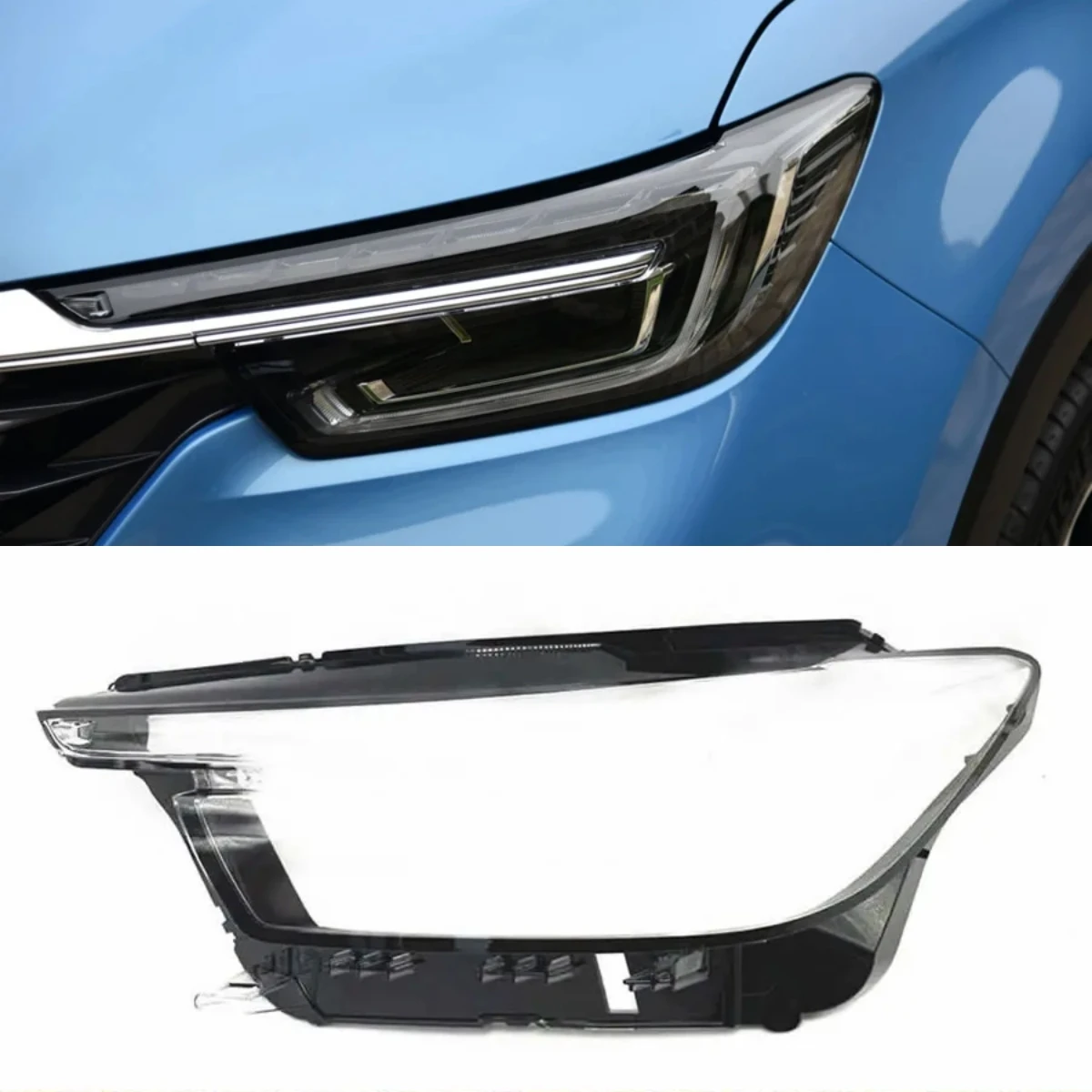 Прозрачная накладка на фару Roewe RX5 PLUS, замена оригинального абажура из плексигласа, 2020 2021
Прозрачная накладка на фару Roewe RX5 PLUS, замена оригинального абажура из плексигласа, 2020 2021