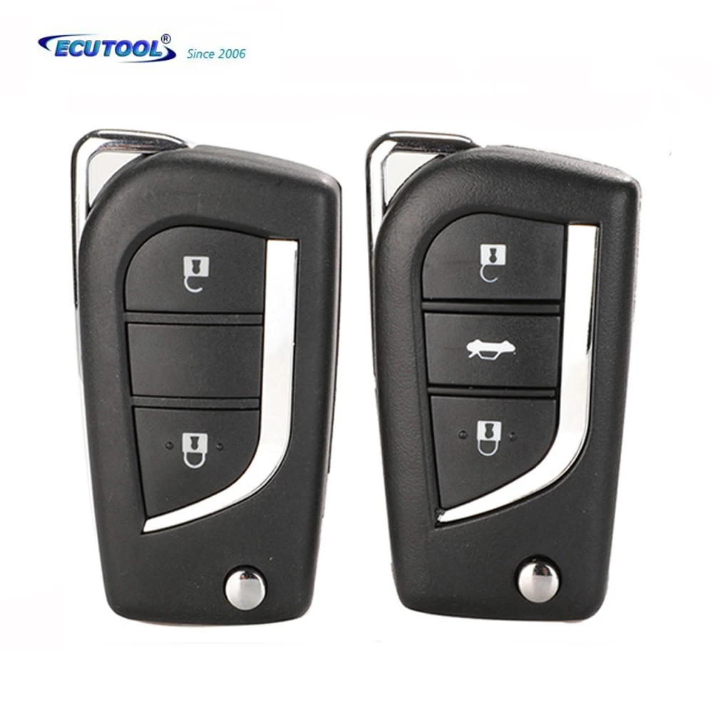 ECUTOOL для Toyota Levin Camry Reiz Highlander Corolla с лезвием Toy43 складной откидной 3-кнопочный дистанционный ключ
ECUTOOL для Toyota Levin Camry Reiz Highlander Corolla с лезвием Toy43 складной откидной 3-кнопочный дистанционный ключ