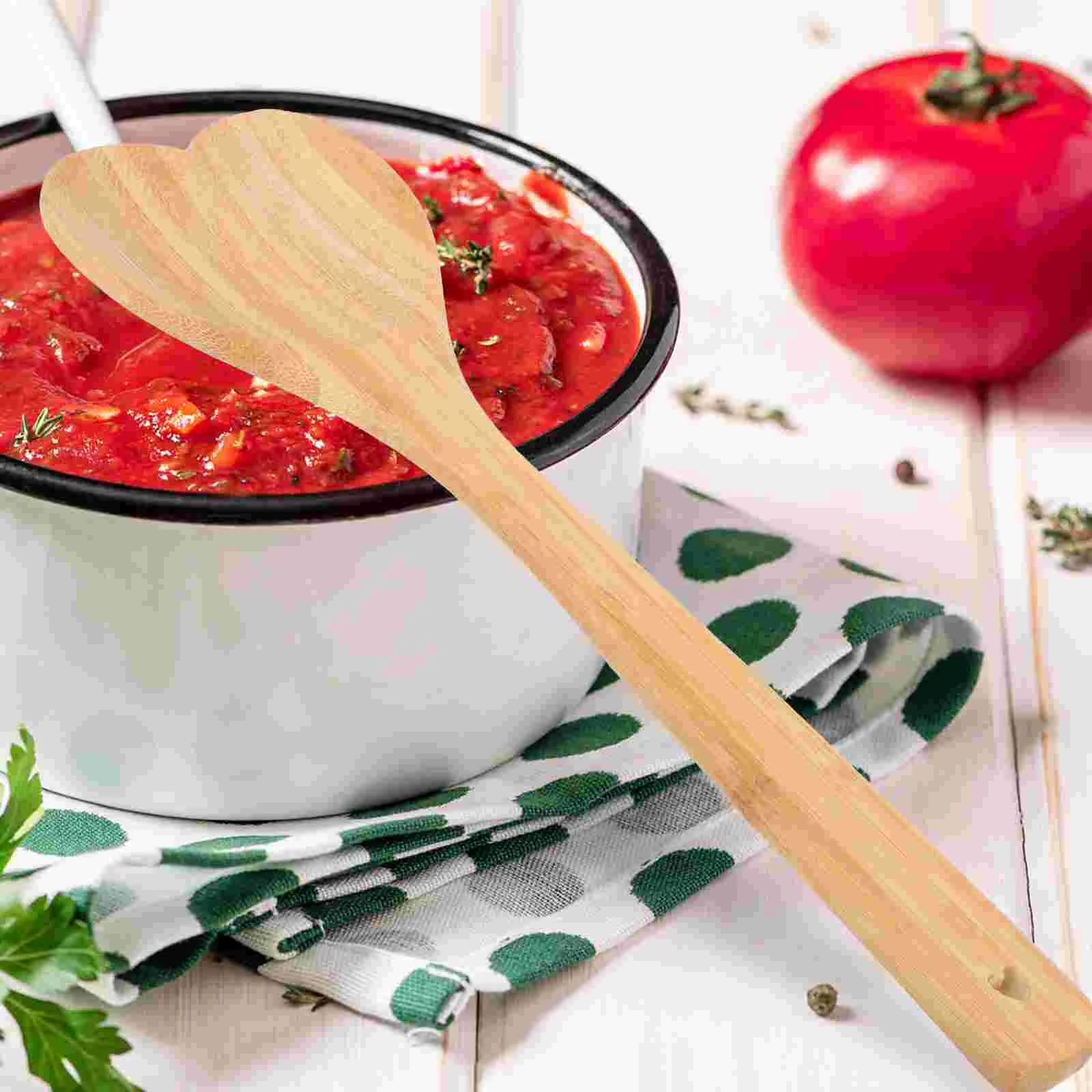 Heart Shape Bamboo Spoon Bamboo Wood Spatulas Restaurant Serving Spoon Love Heart Spatulas Kitchen Spatulas 30x9.3cm
Heart Shape Bamboo Spoon Bamboo Wood Spatulas Restaurant Serving Spoon Love Heart Spatulas Kitchen Spatulas 30x9.3cm