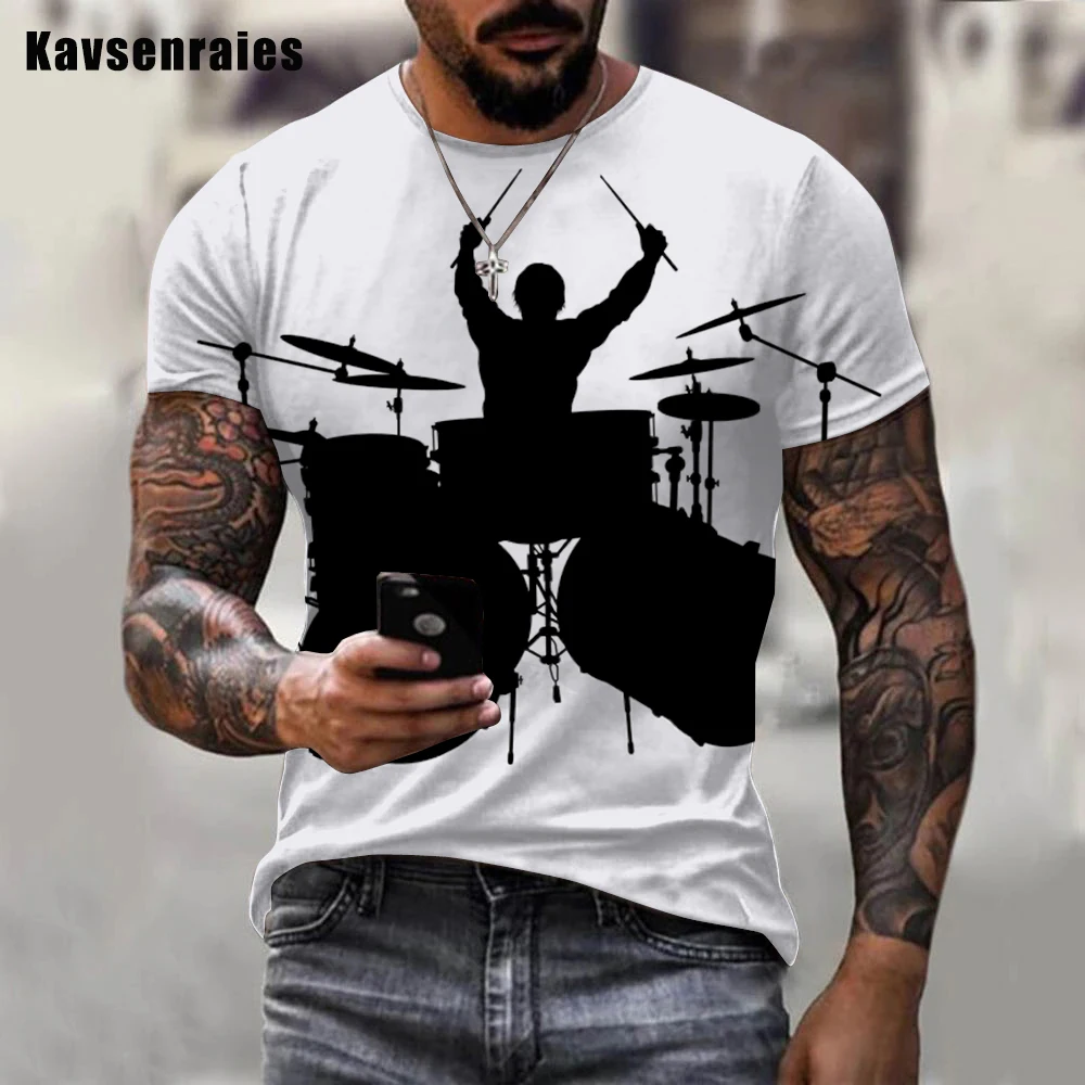 Musical Instrument Drum 3D Print T Shirt Men Women Hip Hop Fashion Casual Short Sleeve Harajuku Streetwear Oversized T-shirt
Musical Instrument Drum 3D Print T Shirt Men Women Hip Hop Fashion Casual Short Sleeve Harajuku Streetwear Oversized T-shirt