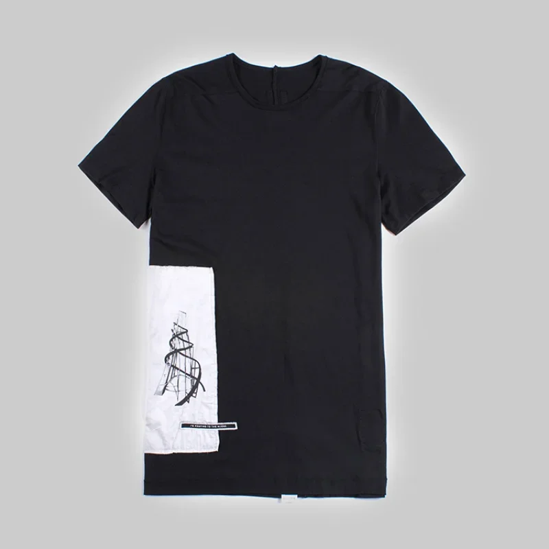 24ss Summer Rick Oversized T-Shirts For Men Classic Patchwork O-neck Owens Tops Women Hot Sale Y2k Streetwear RO T Shirts
24ss Summer Rick Oversized T-Shirts For Men Classic Patchwork O-neck Owens Tops Women Hot Sale Y2k Streetwear RO T Shirts