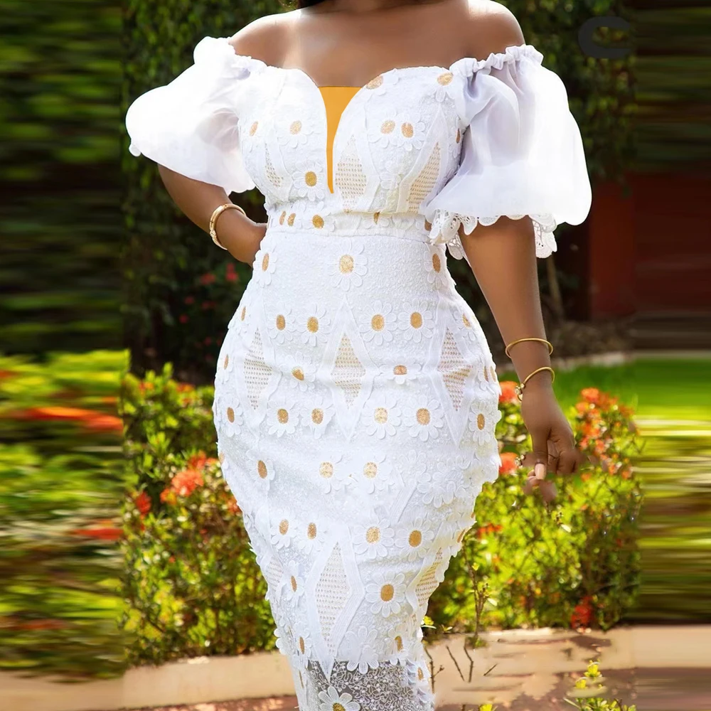 MD 2023 Africa Party Elegant Dress Women Clothing Ankara Lace Dresses Off Shoulder Puff Sleeve Sexy Evening Gown Abayas
MD 2023 Africa Party Elegant Dress Women Clothing Ankara Lace Dresses Off Shoulder Puff Sleeve Sexy Evening Gown Abayas