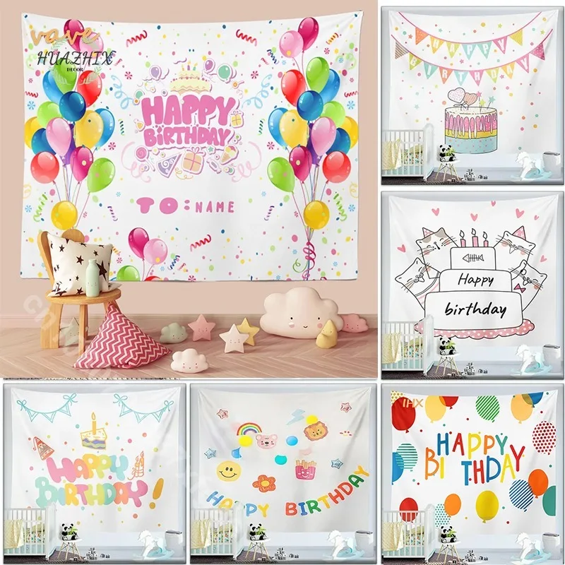 Happy Birthday Background Tapestry Cloth Kawaii Children's Room Wall Decoration Girls Dormitory Cartoons Dormit Home Party Decor
Happy Birthday Background Tapestry Cloth Kawaii Children's Room Wall Decoration Girls Dormitory Cartoons Dormit Home Party Decor