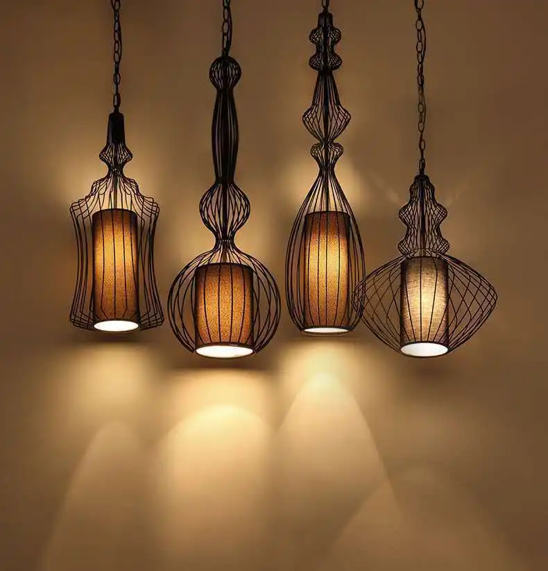 New Chinese Iron Art Decoration Bird Cage Pendant Light Restaurant Coffee Bar Lantern Small Pendant Light
New Chinese Iron Art Decoration Bird Cage Pendant Light Restaurant Coffee Bar Lantern Small Pendant Light