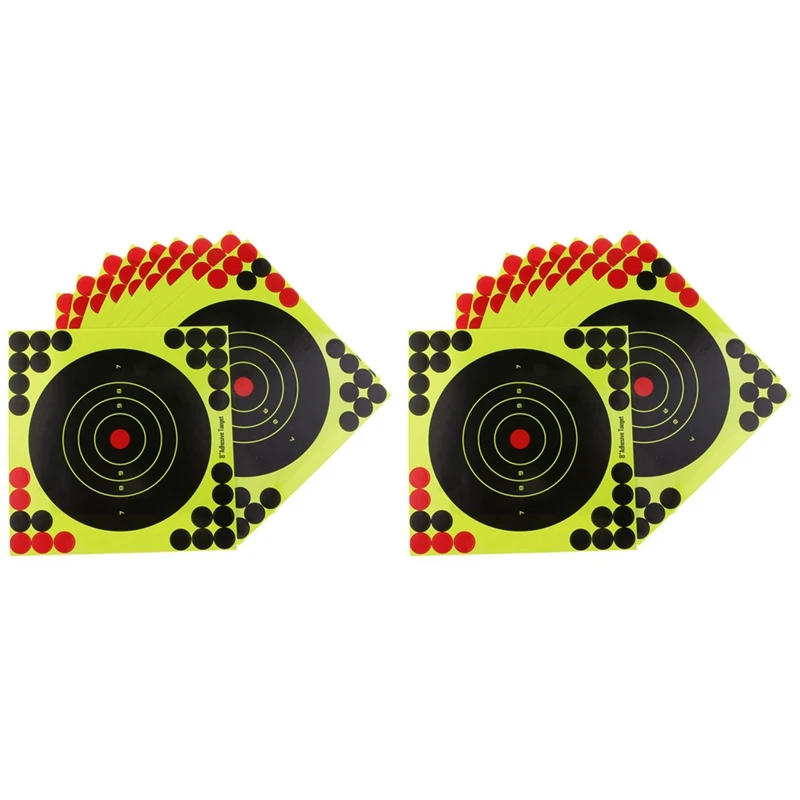 100Pcs Hunting Targets 8X8 Inch Self Adhesive Paper Reactive Splatter Targets Stickers
100Pcs Hunting Targets 8X8 Inch Self Adhesive Paper Reactive Splatter Targets Stickers
