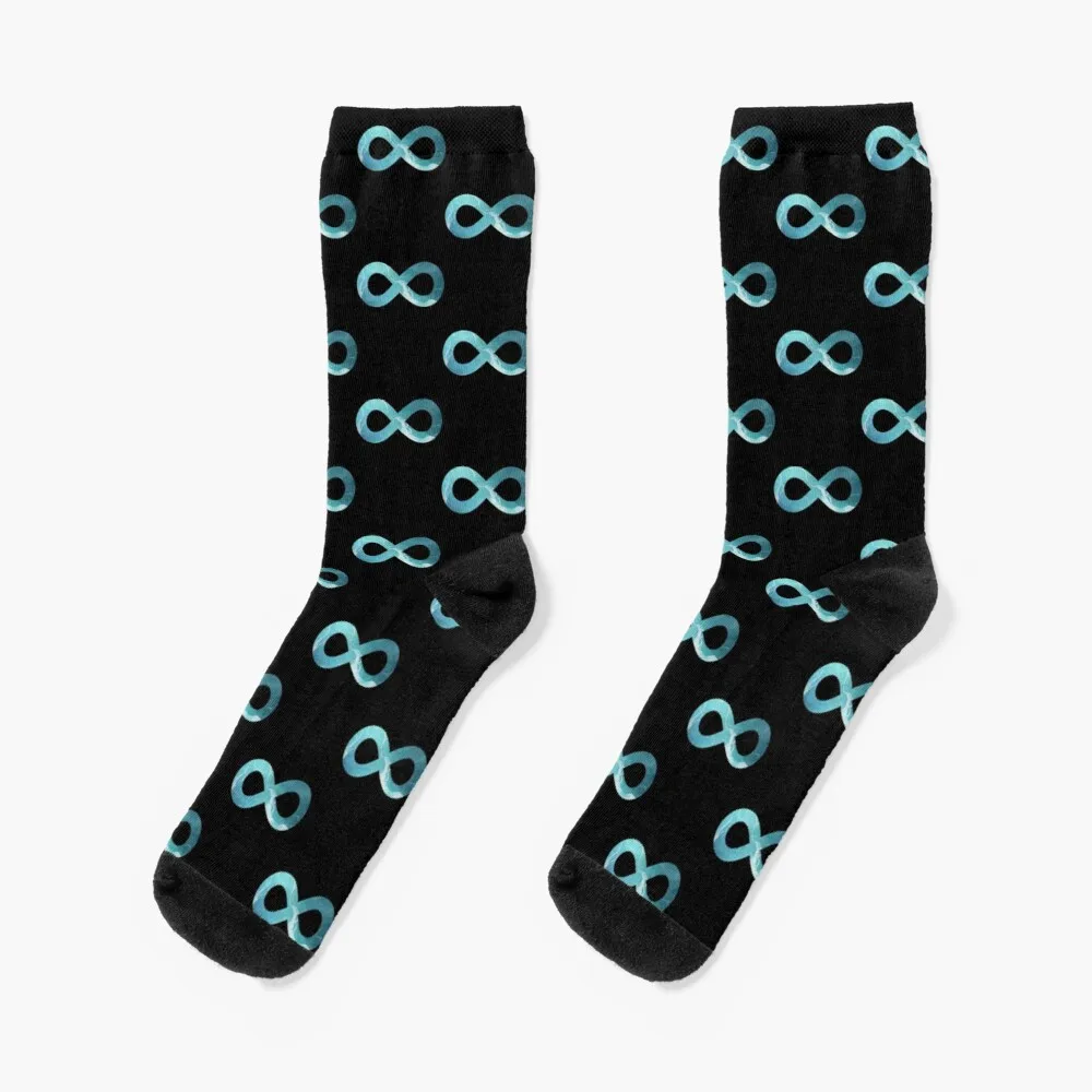 

Infinity Symbol in Watercolor / The symbol for infinity Socks Sports Socks For Men Sports Socks