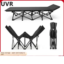 UVR Single Person Lunch Lounge Chair Outdoor Camping Leisure Folding Chair Portable Office Small and Non Collapsing Lounge Chair