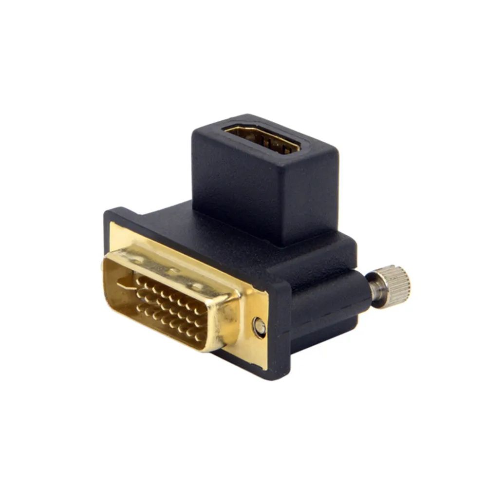 90 degrees up and down angled dvi male to HDMI compatible female pan adapter for computer
90 degrees up and down angled dvi male to HDMI compatible female pan adapter for computer