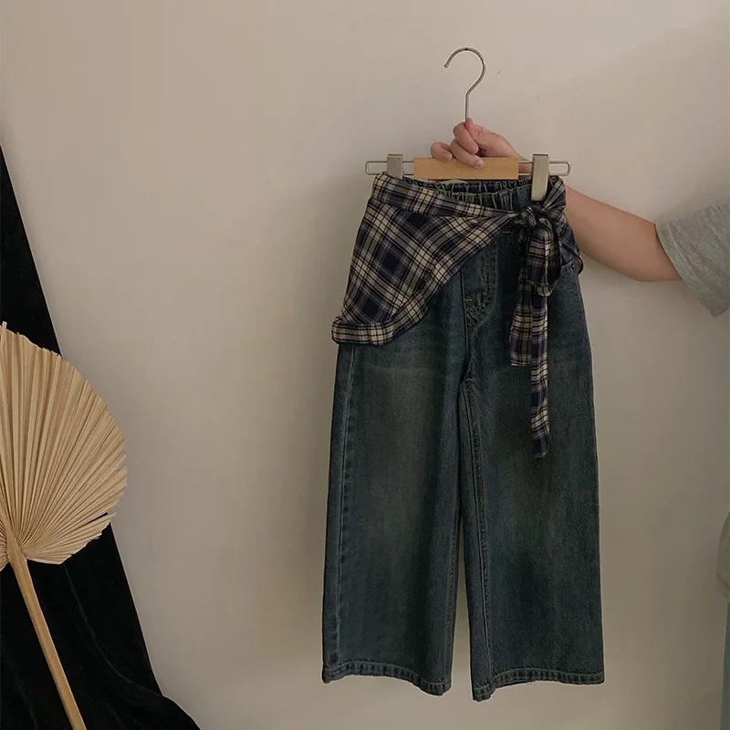 الفتيات الكورية الخريف جديد الدانتيل زهرة وهمية قطعتين أعلى 2025 منقوشة ضرطة الستار جينز غير رسمي قطعتين مجموعة الفتيات الكورية الخريف جديد الدانتيل زهرة وهمية قطعتين أعلى 2025 منقوشة ضرطة الستار جينز غير رسمي قطعتين مجموعة