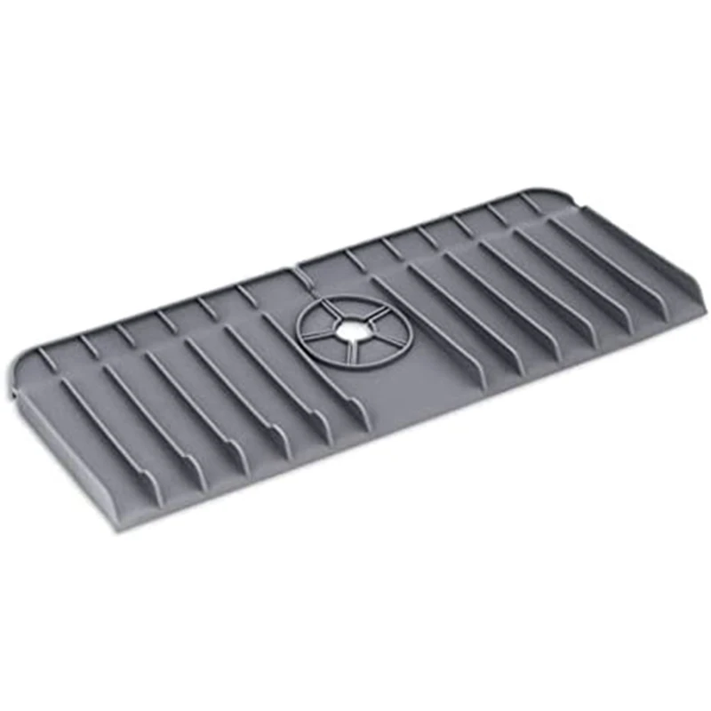 Silicone Sink Faucet Mat Sink Draining Pad Behind Faucet Kitchen Sink Accessories Gray
Silicone Sink Faucet Mat Sink Draining Pad Behind Faucet Kitchen Sink Accessories Gray
