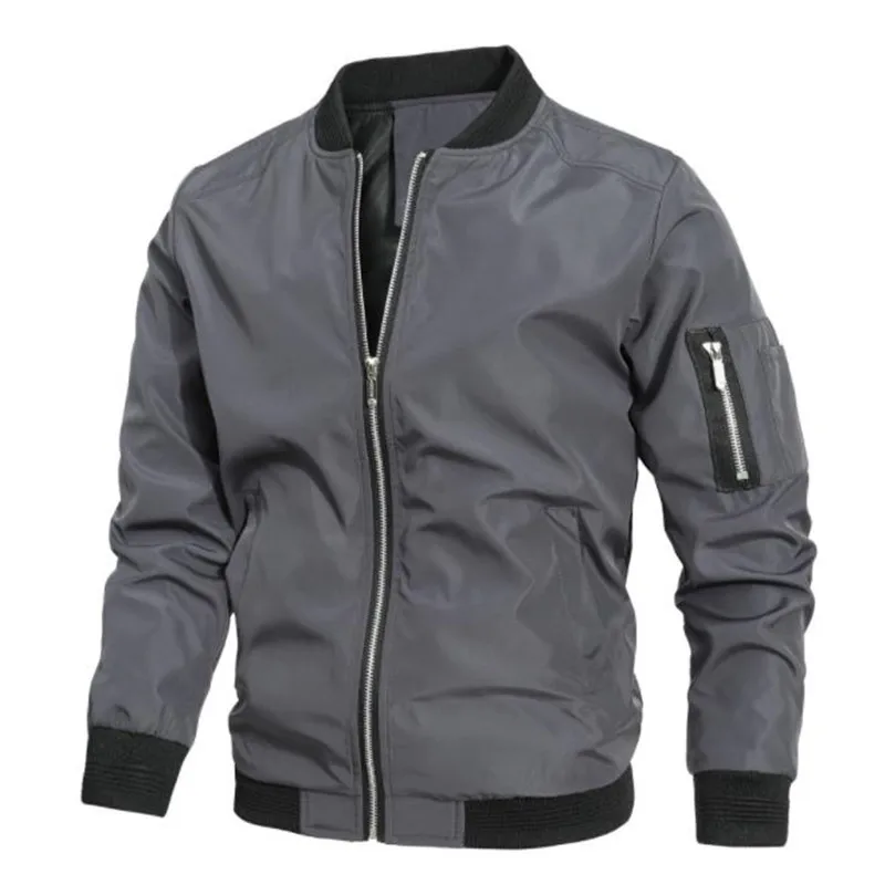 New Spring Autumn Fashion Men Jacket Bomber Jackets Business Casual Streetwear Male Coats Simple Windbreaker British Style Coat
New Spring Autumn Fashion Men Jacket Bomber Jackets Business Casual Streetwear Male Coats Simple Windbreaker British Style Coat