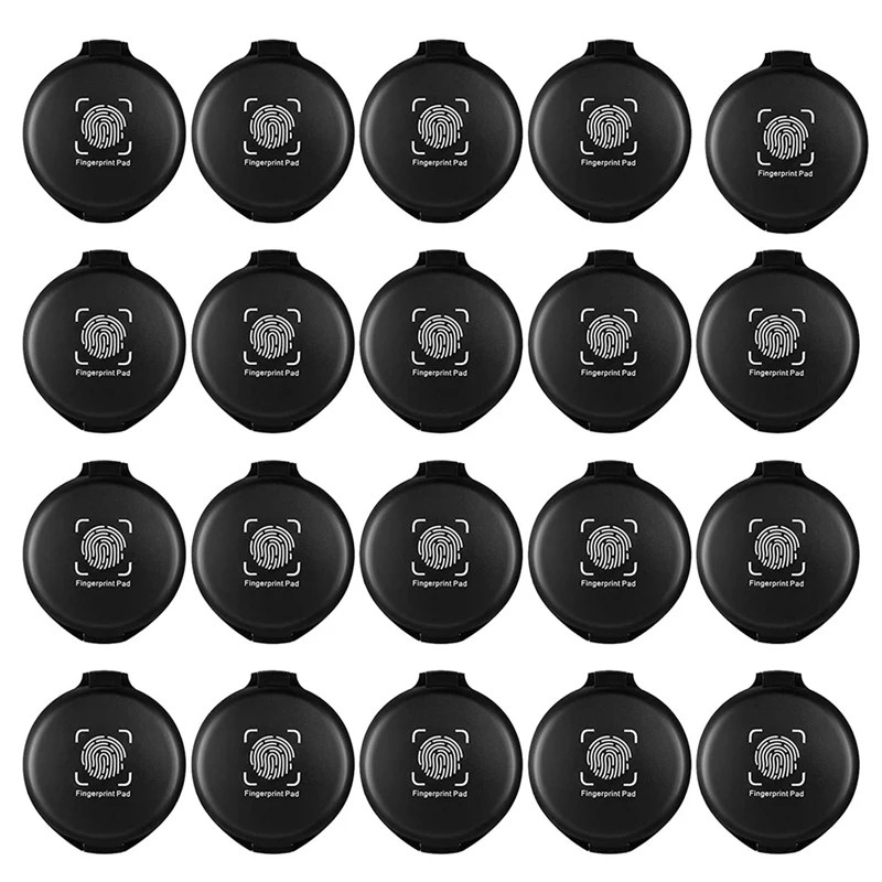 20 Pcs Fingerprint Fingerprint Ink Pad Mini Black Stamp Ink Pad Notary Supplies Identification Security ID Fingerprint
20 Pcs Fingerprint Fingerprint Ink Pad Mini Black Stamp Ink Pad Notary Supplies Identification Security ID Fingerprint