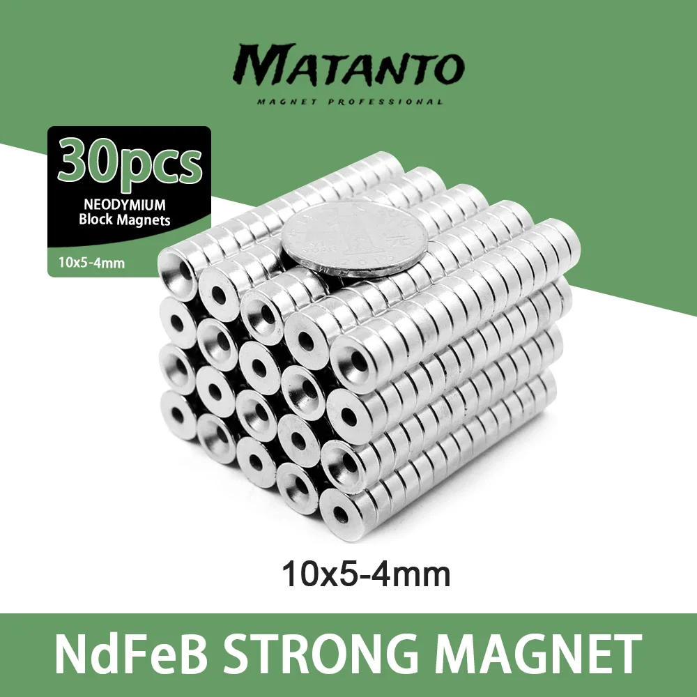 10-150PCS 10x5-4mm Permanent NdFeB Strong Magnets Countersunk Neodymium Magnetic Magnet 10*5-4mm 10x5 mm Hole 4 mm Round
10-150PCS 10x5-4mm Permanent NdFeB Strong Magnets Countersunk Neodymium Magnetic Magnet 10*5-4mm 10x5 mm Hole 4 mm Round
