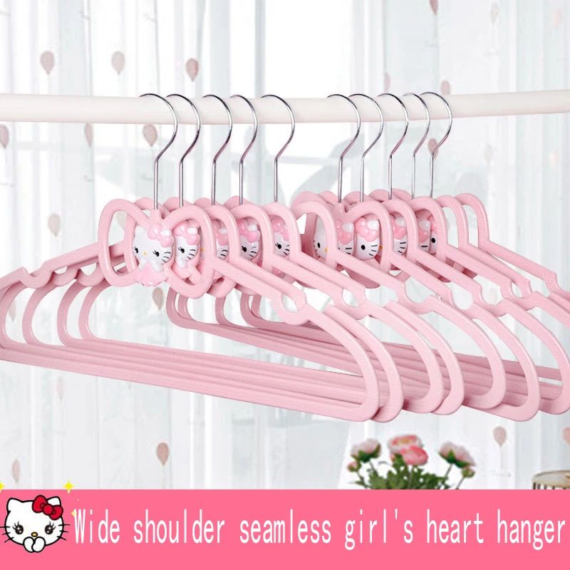 10Pcs Hello Kittys Seamless Hanger Sanrios Hook Up To Dry Clothing Student Clothing Support Dormitory Kawaii Cartoon Household
10Pcs Hello Kittys Seamless Hanger Sanrios Hook Up To Dry Clothing Student Clothing Support Dormitory Kawaii Cartoon Household