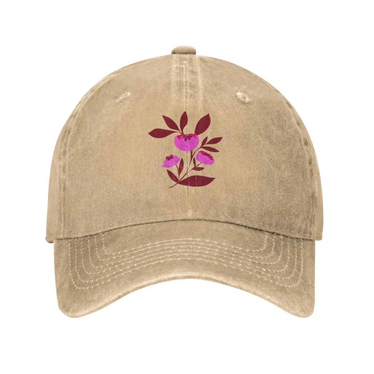 Bright pink peony flowers on blue Cowboy Hat Brand Man Caps Golf Cap Caps Visor Hat Men'S Women'S
Bright pink peony flowers on blue Cowboy Hat Brand Man Caps Golf Cap Caps Visor Hat Men'S Women'S