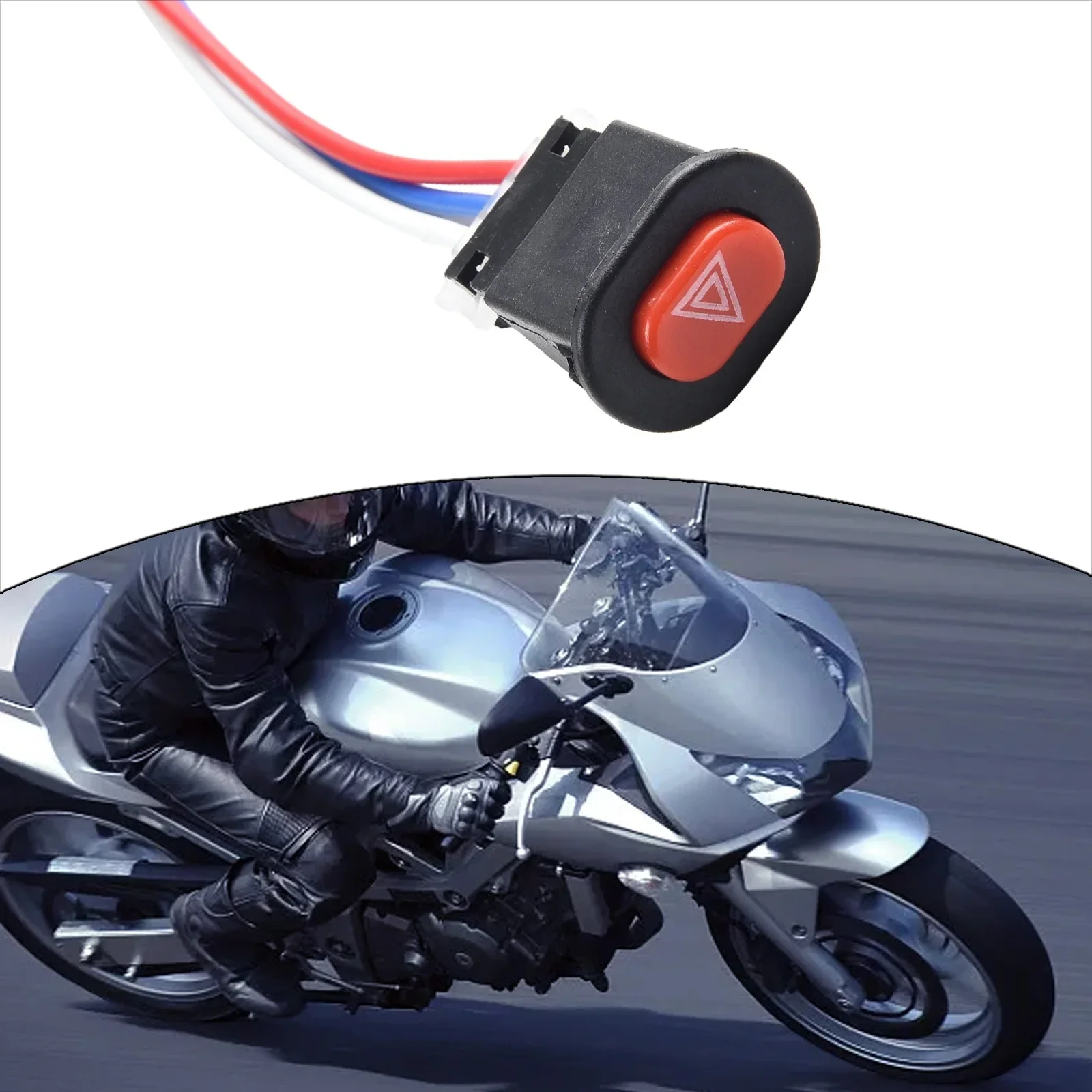 Durable High Quality Brand New Useful Motorcycle Switch Button Warning 12V-24V 40x25mm 5A Hazard Light Modified Plastic Scooter
Durable High Quality Brand New Useful Motorcycle Switch Button Warning 12V-24V 40x25mm 5A Hazard Light Modified Plastic Scooter