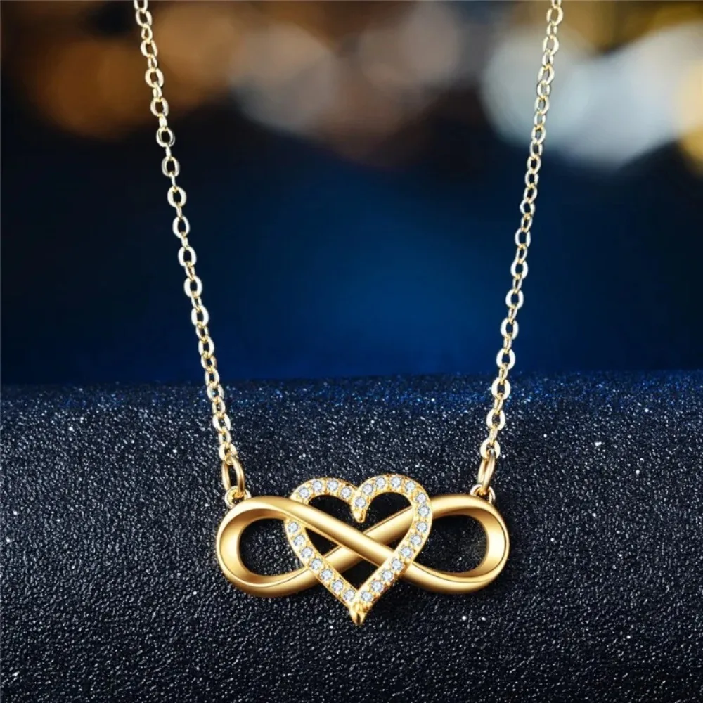 Real 18K Gold Heart Pendant Long Necklace for Elegant Women Moissanit Jewelry Female Chains Accessories Couple Wedding New In
Real 18K Gold Heart Pendant Long Necklace for Elegant Women Moissanit Jewelry Female Chains Accessories Couple Wedding New In