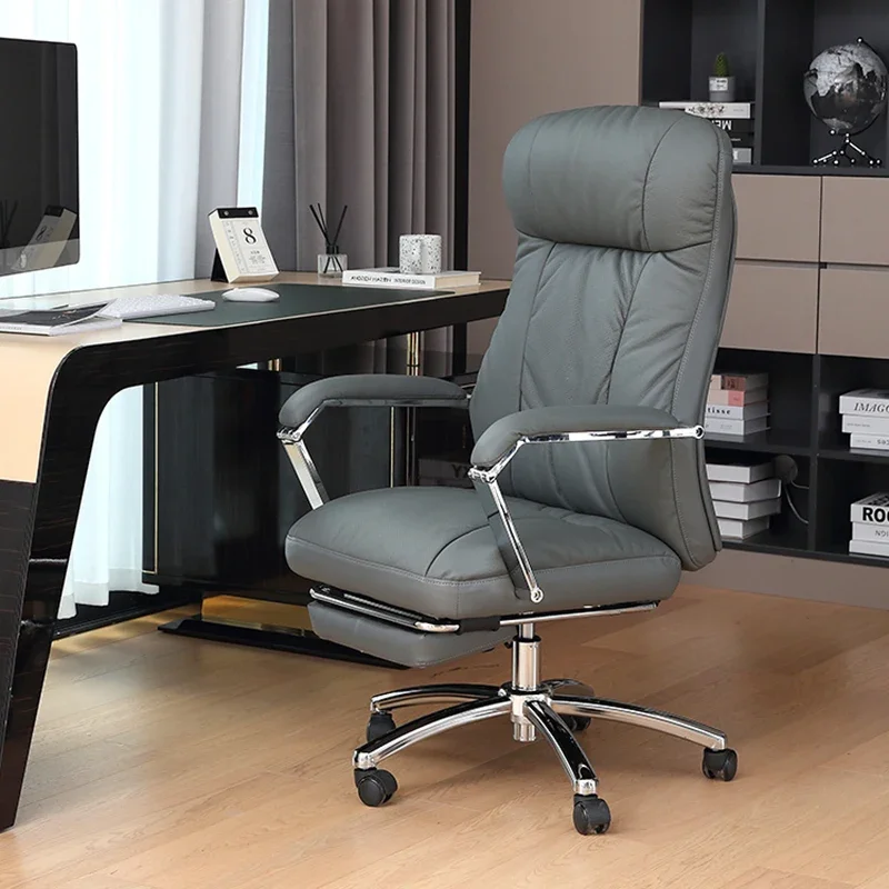 Playseat Office Chairs Ergonomic Leather Floor Nordic Chair Executive Study Footrest Designer Chaises De Bureau Desk Furniture
Playseat Office Chairs Ergonomic Leather Floor Nordic Chair Executive Study Footrest Designer Chaises De Bureau Desk Furniture