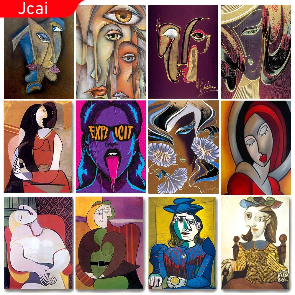 5D Diamond Art Painting Abstract Portrait Series Full Round Diamond DIY Cross Diamond Embroidery Home Decoration Painting Gift
5D Diamond Art Painting Abstract Portrait Series Full Round Diamond DIY Cross Diamond Embroidery Home Decoration Painting Gift