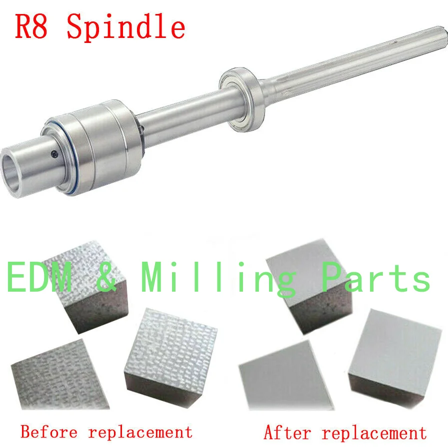 CNC Milling Machine R8 Spindle + Bearings Assembly Taiwan Milling B132 For Bridgeport Mill Part
CNC Milling Machine R8 Spindle + Bearings Assembly Taiwan Milling B132 For Bridgeport Mill Part
