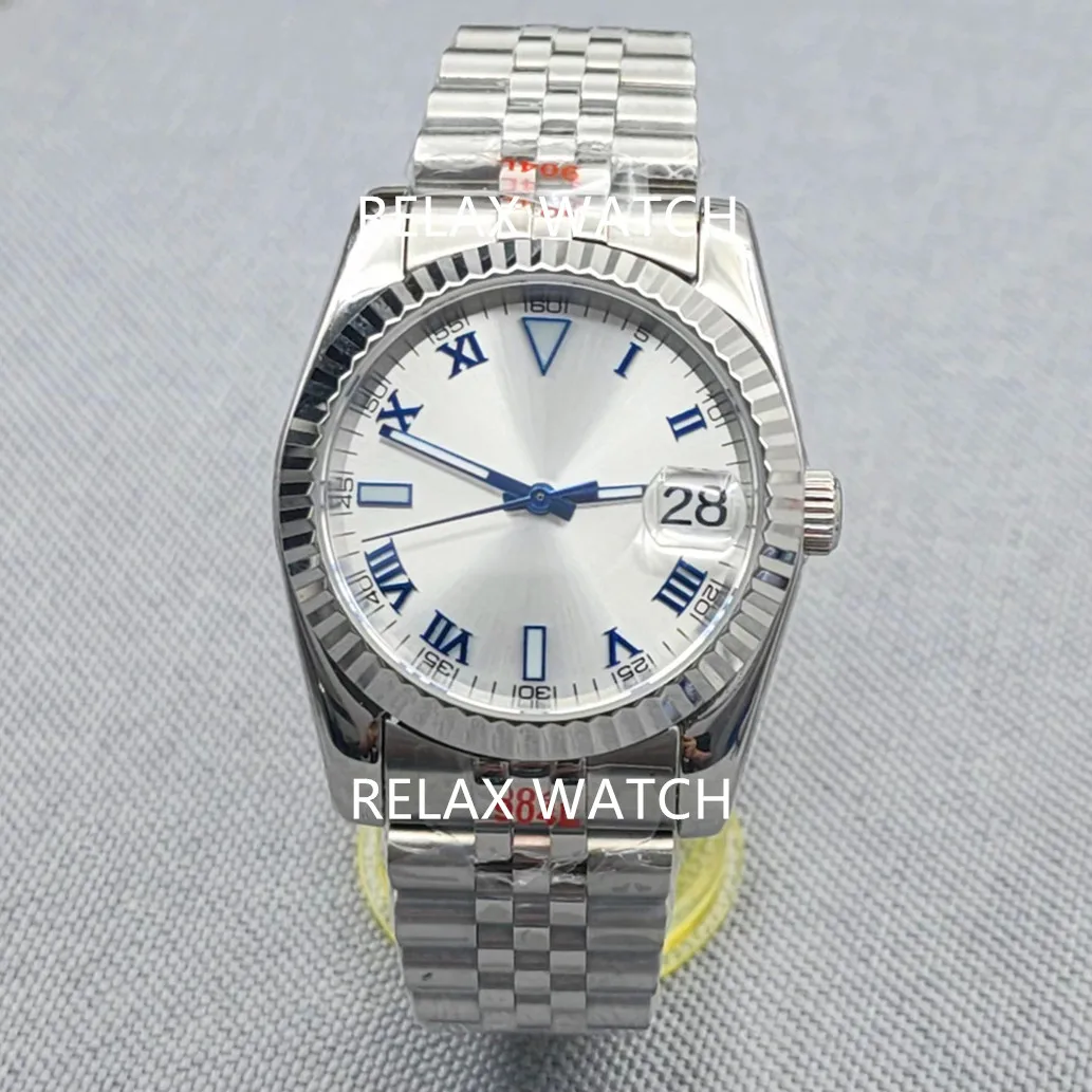 36mm 39mm Sapphire Glass Log Style Stainless Steel Watch Japanese Nh35 Automatic Mechanical Movement B
36mm 39mm Sapphire Glass Log Style Stainless Steel Watch Japanese Nh35 Automatic Mechanical Movement B