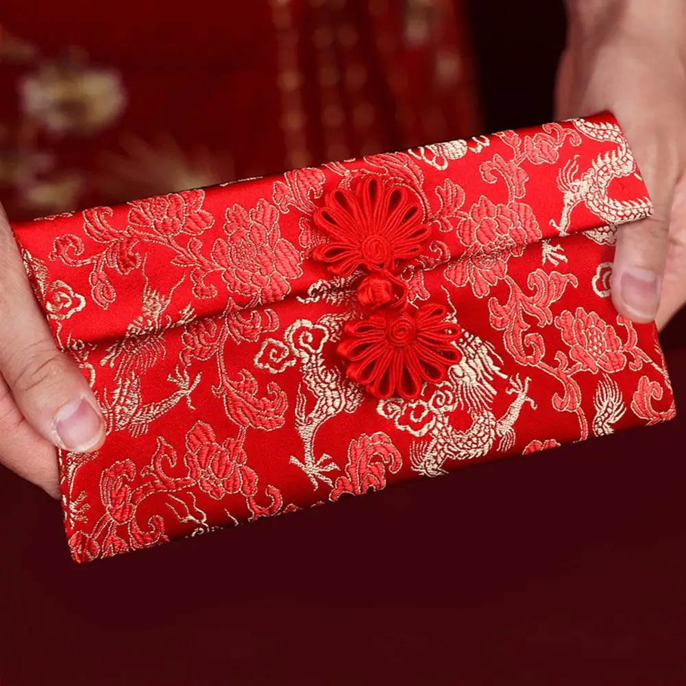 Chinese Style Embroidery Design Red Envelope Brocade Wedding Bag Party Money New Cloth Supplies Gift Year Purse Lucky L5R2
Chinese Style Embroidery Design Red Envelope Brocade Wedding Bag Party Money New Cloth Supplies Gift Year Purse Lucky L5R2