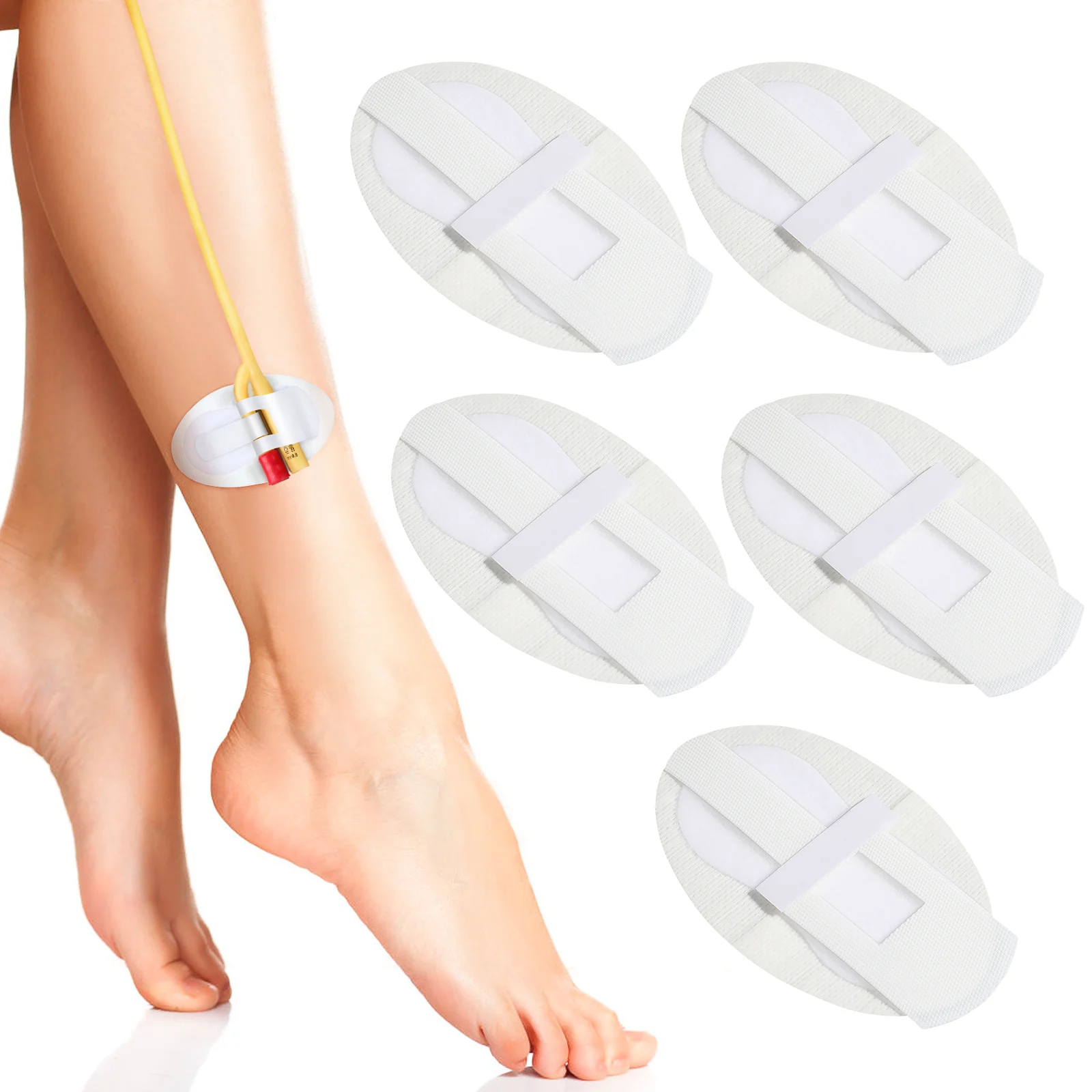 10 Pcs Catheter Stabilization Sticker Tubular Adhesive Tube Holder Device Fixing White
10 Pcs Catheter Stabilization Sticker Tubular Adhesive Tube Holder Device Fixing White