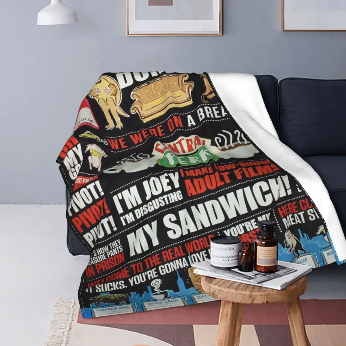 Friends TV Show American Plush Blanket Central Perk Awesome Throw Blankets for Home Hotel Sofa Plush Thin Quilt
Friends TV Show American Plush Blanket Central Perk Awesome Throw Blankets for Home Hotel Sofa Plush Thin Quilt