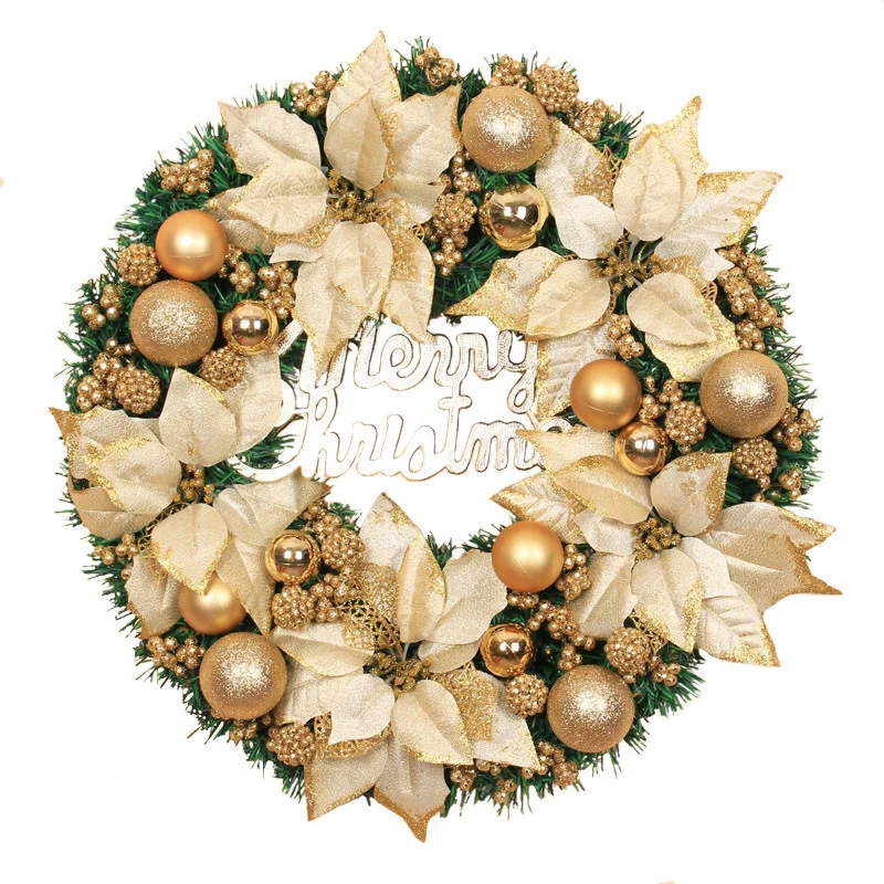 1 PCS Decorative Christmas Wreath Front Door Hanging Christmas Wreath Golden Wreath Hotel Mall Home Decoration (40Cm)
1 PCS Decorative Christmas Wreath Front Door Hanging Christmas Wreath Golden Wreath Hotel Mall Home Decoration (40Cm)